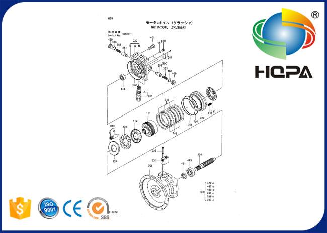 0816217 Swing Motor Seal Kit for Excavator Hitachi ZX330 ZX330-3