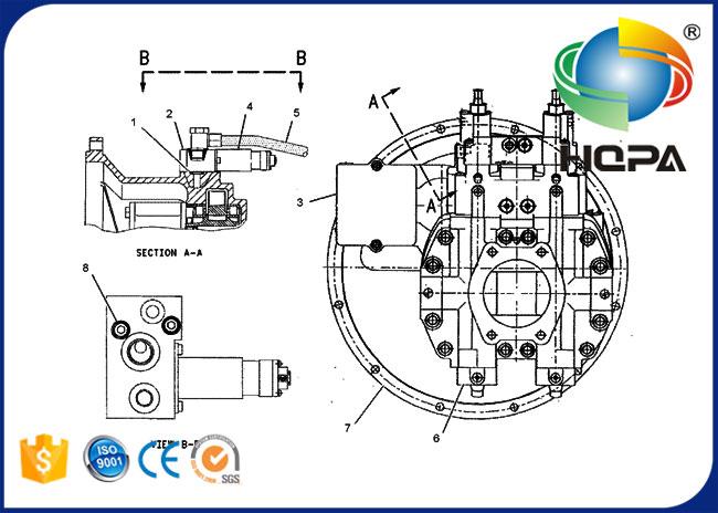 209-5921 2095921 Hydraulic Main Pump Seal Kit for Excavator E330C 330C