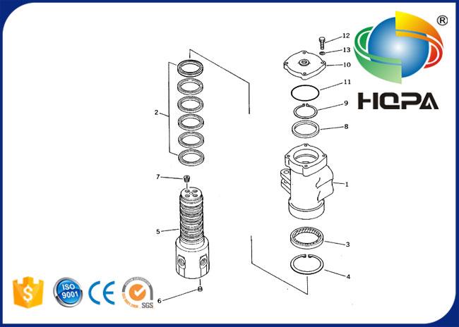703-07-23100KT 703-07-23100 Swivel Joint Seal Kit for Komatsu PC60-5 PC70-6