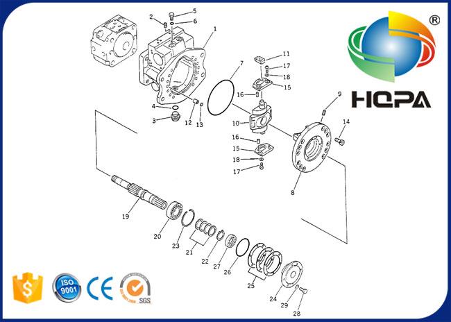 708-21-04033KT 708-21-04033 Hydraulic Main Pump Seal Kit for Komatsu PC60-6