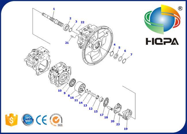 708-2G-00022 708-2G-00023 Hydraulic Main Pump Seal Kit for Komatsu PC350-7