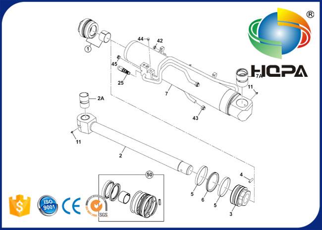 991/20029 99120029 991 20029 Ram Lift Cylinder Seal Kit for JCB 541-70