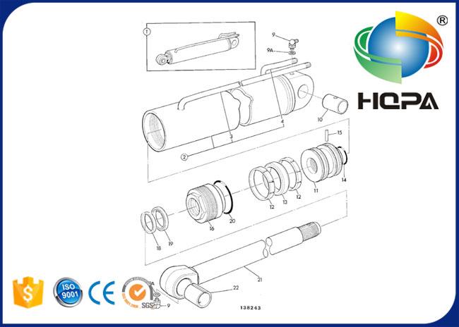 991/00109 99100109 991 00109 Ram Tilt Cylinder Seal Kit for JCB 525-67