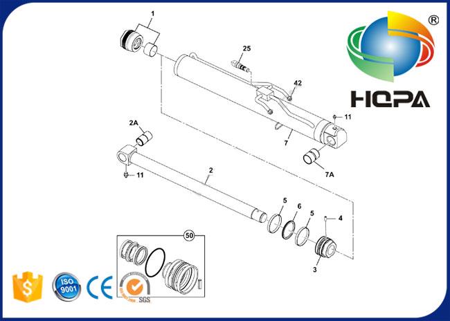 991/20027 99120027 991 20027 Ram Cylinder Seal Kit for JCB 533-105