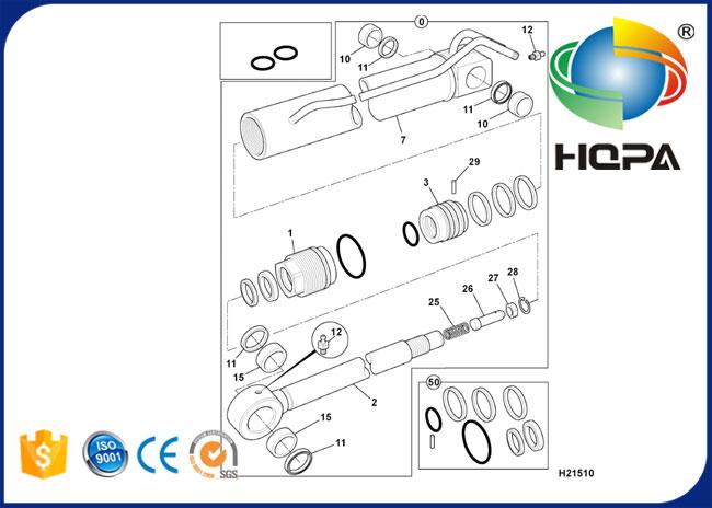 991/20023 991-20023 99120023 991 20023 Ram Lift Cylinder Seal Kit for JCB 2WS