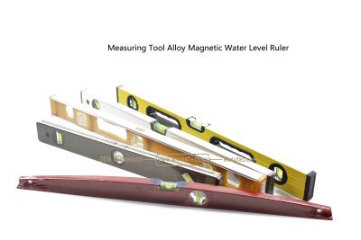 China Measuring Tool Alloy Magnetic Water Level Ruler for sale