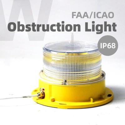 China 24V Tower Obstruction Light IP68 Shock Resistance With Intelligent Microprocessor for sale