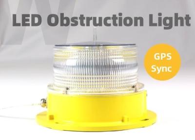 China GPS Synchronization LED Obstruction Light OL200 IP68 ALC Control for sale