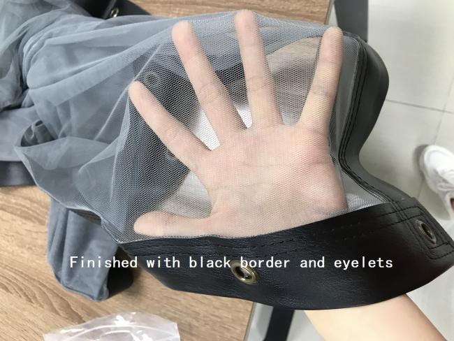 Physical appearance of hologram screen with black border