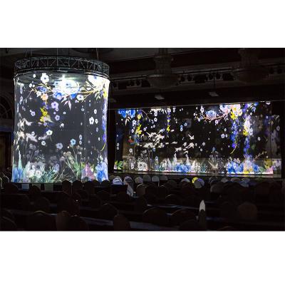 China 360 Degree 3D Effect Projection Holographic  Screen projection net Hologram Mesh Screen for sale