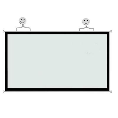 China Simple Hanging Up HD Home Warp Knitting Projection Screen 16:9 60'' To 120