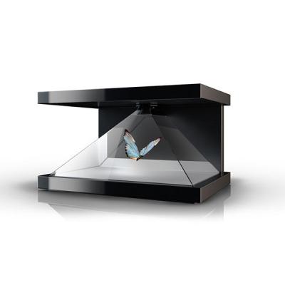 Chine Étalage magique de pyramide de l'hologramme 3D, pleine HD résolution d'affichage de pyramide de la boîte olographe à vendre
