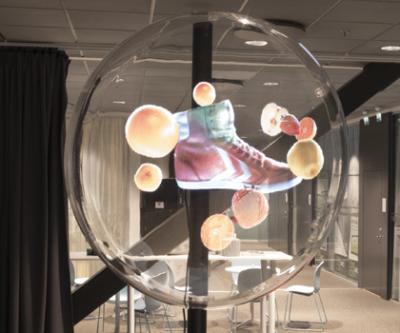China Exhibición olográfica interior de WIFI 3D ángulo de opinión de 176 grados 20000 horas usando vida en venta