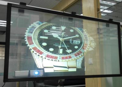 China Transparent Holographic Rear Projection Film on Glass , 3D Holographic Film for sale