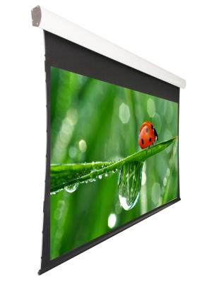 China OEM ODM  Tab Tensioned Motorized Screen , 133'' or 150 inch motorized projection screen for sale