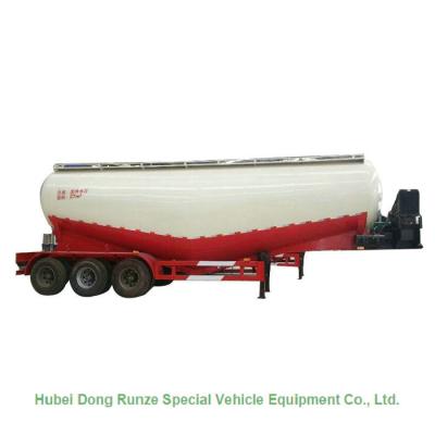 China 45cbm Tank Semi Trailer For Bulk Cement / Mineral Powder / Ashes / Flour Cargo Transport for sale