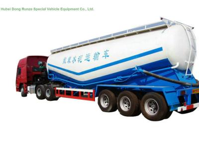 China V Type Cement Hauling Trailers With Diesel Engine For Dry Powder Meterial 60 - 65 M3 for sale