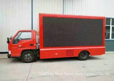 China JMC P10 Full Color LED Billboard Truck With 15KW OUMA Super Silent Generator for sale