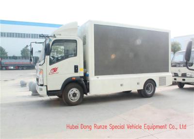 China HOWO Digital LED Billboard Truck , Mobile LED Screen Truck For Advertising for sale