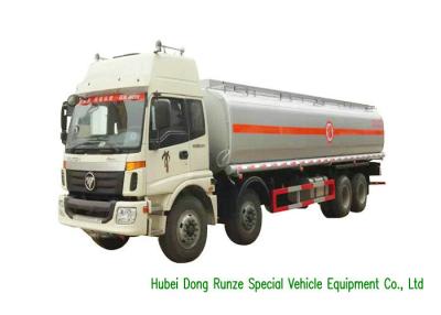 China FOTON Auman 8x4 Oil Transport Tanker Truck For Gasoline / Petrol / Diesel for sale
