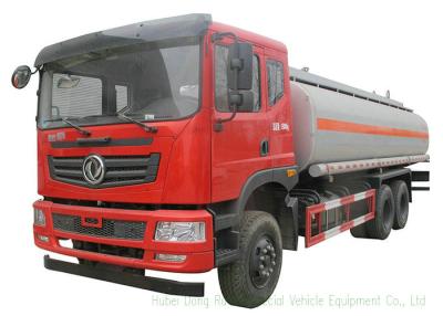 China DFAC 6 X 4 Fuel Delivery Truck / Mobile Fuel Bowser 22000L High Capacity for sale