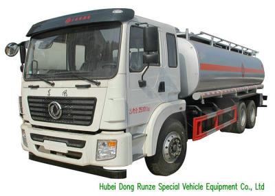 China DFAC 24000Liters Heavy Oil / Liquid Tank Truck , Mobile Diesel Fuel Bowser for sale
