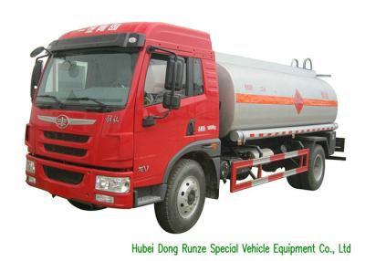 China FAW Gasoline Tanker Truck For Vehicle Refueling With PTO Fuel Pump And Dispenser for sale