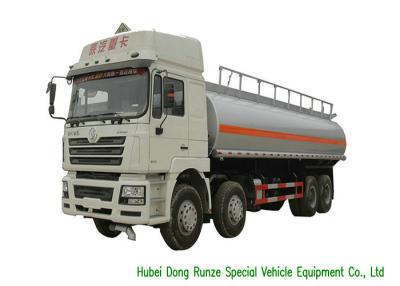 China SHACMAN 10 Wheeler Heavy Oil Tanker Truck , Gasoline Delivery Truck 30000 Liters for sale