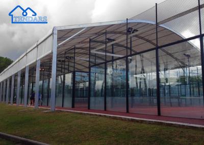 中国 Quot Customizable Panel Roof Sports Hall Tent For Paddle Tennis Court With Outdoor Covers Quot 販売のため