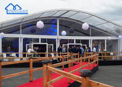 中国 Large Heavy Duty Waterproof Outdoor glass wall tent,Wedding Party Arcum Tents For Events 販売のため