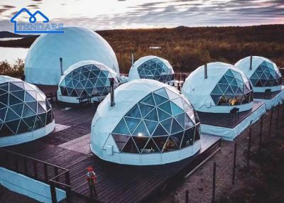 China Outdoor Geodesic Glamping Hotel Tent For Tourism Resort Party Luxury Best Camping Tents for sale