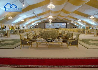 China Marquee Party Tent Satin Fabric Ceiling Roof Lining For Wedding Event On Sale à venda