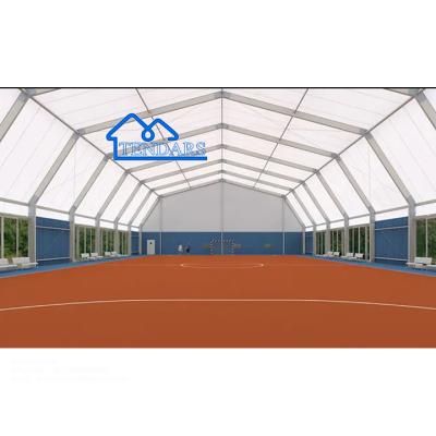 China Custom Big Mobile Polygon Arched PVC Indoor Badminton Sports Hall Tents Ang So On for sale