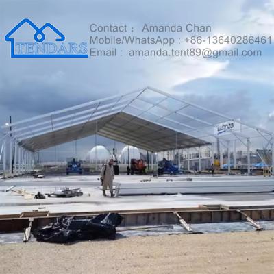 China Waterproof, Fire-retardant, Sunlight proof Warehouse Aluminum Storage Outdoor Warehouse Tent For Sale for sale