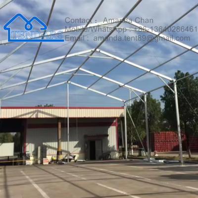 China Heavy Duty Alluminum Alloy Waterproof Sunlight Proof Warehouse Tent Large Outdoor Storage Tent for sale