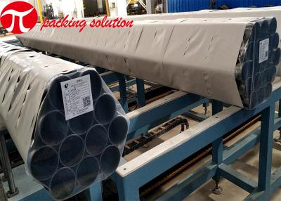 China Semi Auto Steel Tube Packing Machine Horizontal Stretch Film Packing Machine 20r/Min for sale