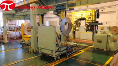 China 3.5KW 70r/Min Ring Speed Metal Vertical Coil Packing Machine 1200MM OD for sale