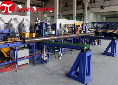 China 20-120mm Diameter Automatic Mechanical Stainless Steel Pipe Stacking And Packaging Line for sale