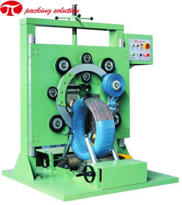China 80r/Min Automatic Turning Steel Wire Coil Packing Machine 3.0kw GS500 Cable Wrapper Machine for sale