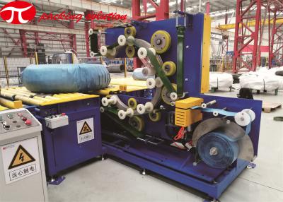 China 1.5kw Wire Coiling Vertical Steel Belt Coils Packing Machine With Custom Specification for sale