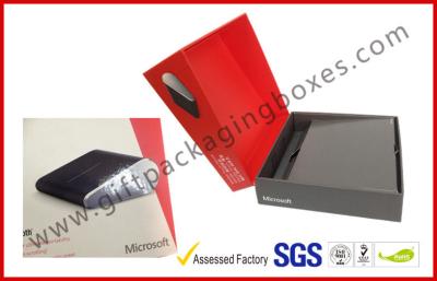 China Offset Printing Mouse Keyboard Rigid Gift Boxes , Microsoft Hanger Packages for sale