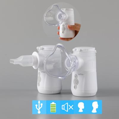 China Cough Portable Inhaler Mesh Nebulizer Machine Battery Kids Budesonide Inhalator for sale