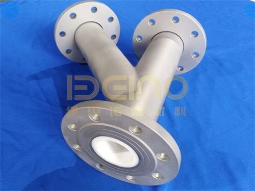 Ceramic lined carbon steel pipe