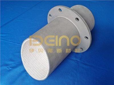 China Stainless Steel Alumina Ceramic Pipe Eco Friendly Ceramic Lined Pipe Elbows for sale