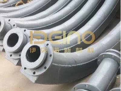 China Resistencia a la corrosión Tubo cerámico de alumina Tubo revestido con baldosas cerámicas en venta
