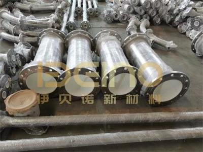 China Metal Wear Resistant Ceramic Pipe Customizable In Mining Industry for sale