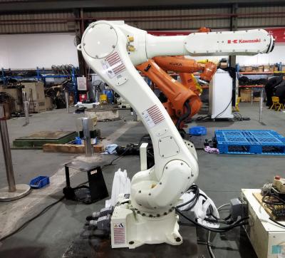 China KAWASAKI RS020N Used Industrial Robot With 1725mm Reach 20kg Payload for sale