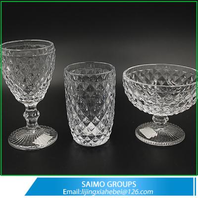 China Belmont Pineapple Emboss CrystalClear Champagne Glass Cup Glasses for sale