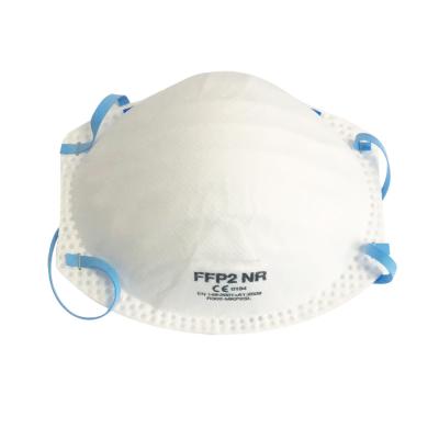 中国 吸収の臭気の使い捨て可能な防塵マスク、杯形のマスクの内部スポンジの鼻パッドの設計 販売のため