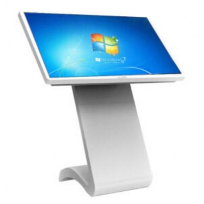 China K L Shape LCD Touch Screen Kiosk , Floor Standing Multi Touch Digital Signage for sale